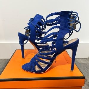 So Me blue heels
